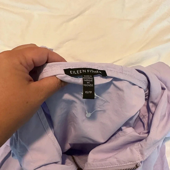 Eileen fisher Light Organic Cotton Nylon Popover Jacket - Picture 7 of 10